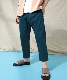 カツラギストレッチ1タックアンクルテーパードチノパンツ