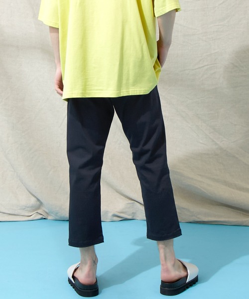 EMMA CLOTHES（エマクローズ）の「カツラギストレッチ1タックアンクルテーパードチノパンツ（チノパンツ・メンズ・ブラック/ベージュ/ネイビー/ブラウン系その他/ブルー系その他/チャコール/アイボリー/ダークブラウン・S/M/L）」の10枚目の写真