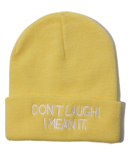 WEGO（ウィゴー）の「WEGO/ロゴ刺繍ニットキャップ（ニットキャップ/ビーニー・メンズ・ホワイト/ブラック/ライトグレー/ブルー/ネイビー/パープル/イエロー/ワイン・FREE）」の7枚目の写真