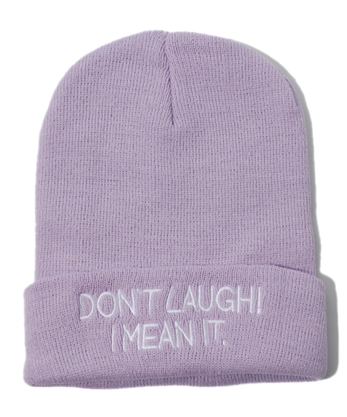 WEGO（ウィゴー）の「WEGO/ロゴ刺繍ニットキャップ（ニットキャップ/ビーニー・メンズ・ホワイト/ブラック/ライトグレー/ブルー/ネイビー/パープル/イエロー/ワイン・FREE）」の14枚目の写真