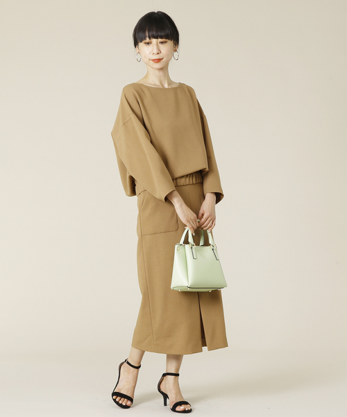 Tiara（ティアラ）の「麻調バルーンスリーブブラウス（シャツ/ブラウス・レディース・キャメル/オレンジ/グリーン/ネイビー・FREE）」の22枚目の写真