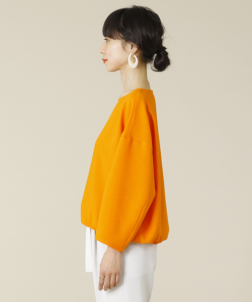 Tiara（ティアラ）の「麻調バルーンスリーブブラウス（シャツ/ブラウス・レディース・キャメル/オレンジ/グリーン/ネイビー・FREE）」の20枚目の写真