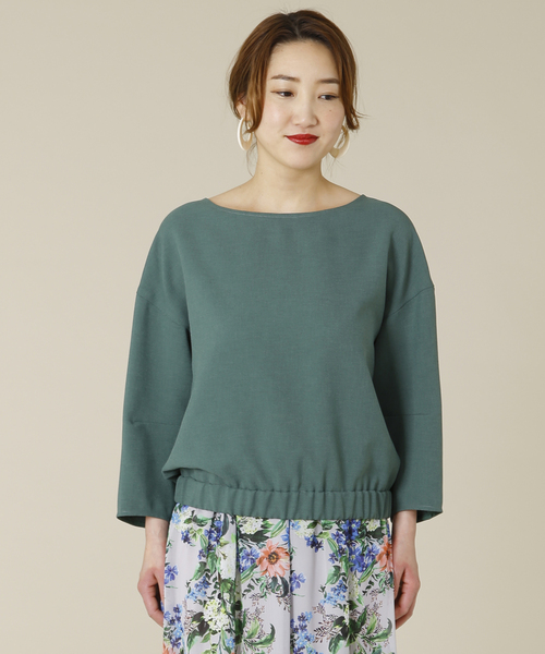 Tiara（ティアラ）の「麻調バルーンスリーブブラウス（シャツ/ブラウス・レディース・キャメル/オレンジ/グリーン/ネイビー・FREE）」の16枚目の写真