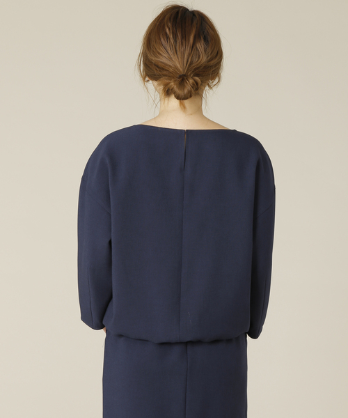 Tiara（ティアラ）の「麻調バルーンスリーブブラウス（シャツ/ブラウス・レディース・キャメル/オレンジ/グリーン/ネイビー・FREE）」の10枚目の写真