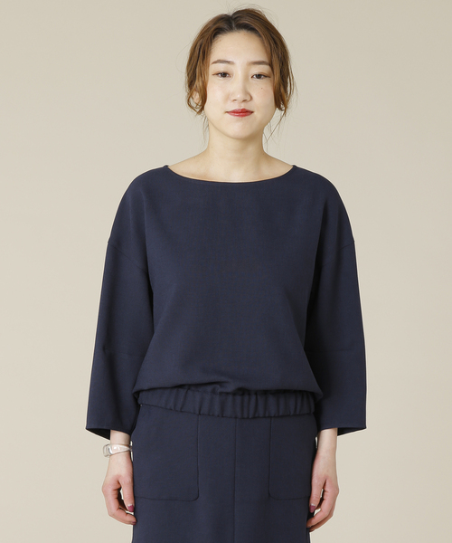 Tiara（ティアラ）の「麻調バルーンスリーブブラウス（シャツ/ブラウス・レディース・キャメル/オレンジ/グリーン/ネイビー・FREE）」の9枚目の写真