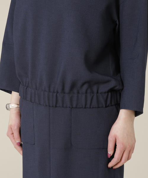 Tiara（ティアラ）の「麻調バルーンスリーブブラウス（シャツ/ブラウス・レディース・キャメル/オレンジ/グリーン/ネイビー・FREE）」の8枚目の写真