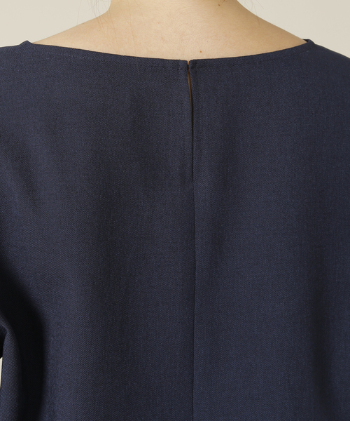 Tiara（ティアラ）の「麻調バルーンスリーブブラウス（シャツ/ブラウス・レディース・キャメル/オレンジ/グリーン/ネイビー・FREE）」の7枚目の写真