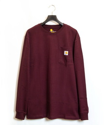 Carhartt LSTEE/カーハート ポケット付きロゴ ロンT