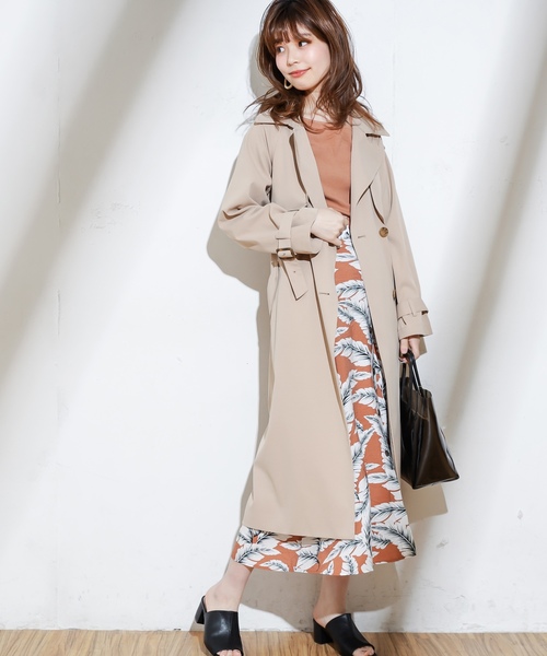 natural couture（ナチュラルクチュール）の「ワンショル風リブTシャツ（Tシャツ/カットソー・レディース・ブラック/ベージュ/オフホワイト/サックスブルー/オレンジ系その他/レッド/ミント・FREE）」の13枚目の写真