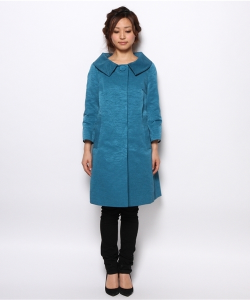 ティアラ　ジャケットコート Tiara（ティアラ）の「ビッグカラーコート（その他アウター）」 - WEAR