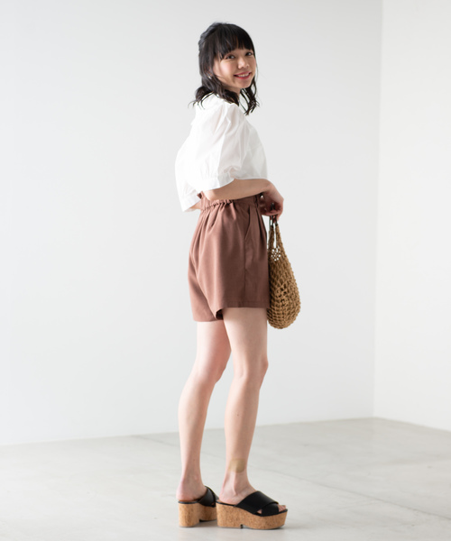 WEGO（ウィゴー）の「WEGO/オープンカラーフリルブラウス（シャツ/ブラウス・レディース・ホワイト/ライトベージュ・FREE）」の8枚目の写真