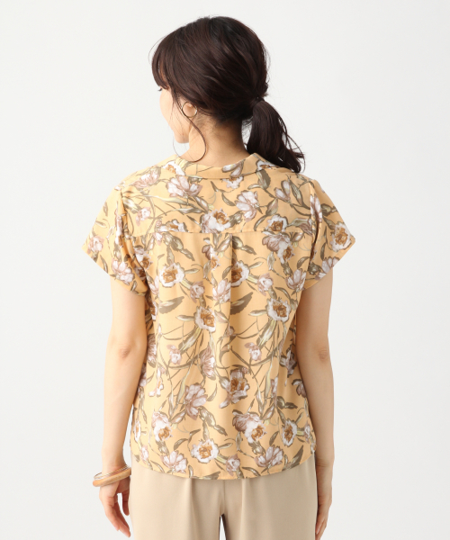 A part by（アパートバイ）の「PハナガラカイキンシャツSS  833583（シャツ/ブラウス・レディース・ブラック系その他/ホワイト系その他/ベージュ系その他・FREE）」の15枚目の写真