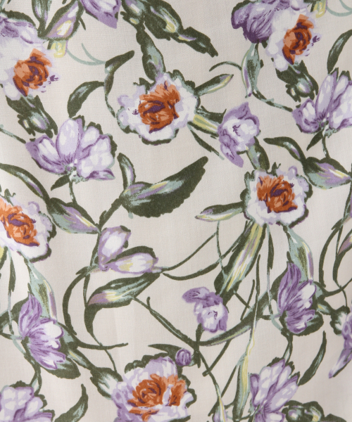 A part by（アパートバイ）の「PハナガラカイキンシャツSS  833583（シャツ/ブラウス・レディース・ブラック系その他/ホワイト系その他/ベージュ系その他・FREE）」の10枚目の写真