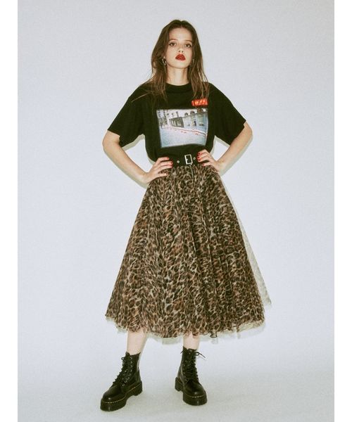 jouetie（ジュエティ）の「ドッキングミディスカート（スカート・レディース・オフホワイト/ブラック/ピンク/その他1・MEDIUM）」の8枚目の写真