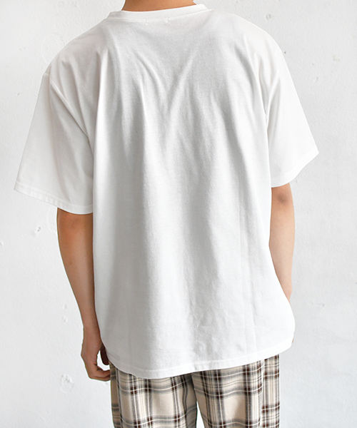 PairPair(ペアペア)の「カップルプリントT(Tシャツ/カットソー・メンズ・ブラック/オフホワイト・FREE)」の8枚目の写真