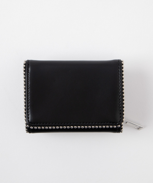 WEGO（ウィゴー）の「WEGO/ボールチェーン9ポケットウォレット（財布・レディース・ブラック/シルバー・FREE）」の4枚目の写真
