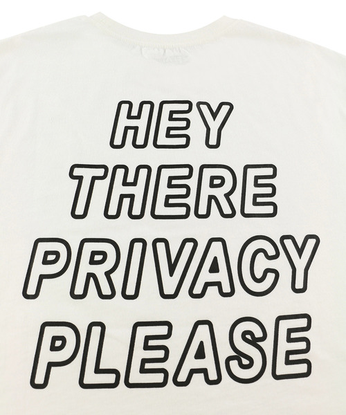 FLAG by ALEXIA STAM（フラッグバイアリシアスタン）の「PRIVACY Tee/プライバシーTシャツ（Tシャツ/カットソー・レディース・ホワイト/パープル/ピンク・FREE）」の21枚目の写真