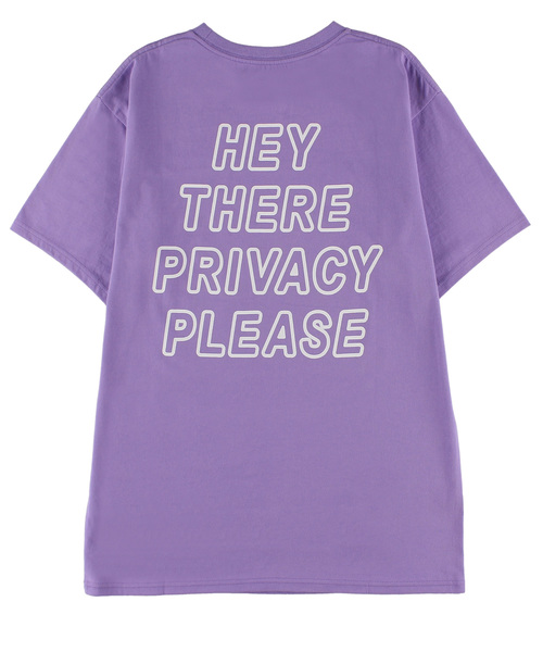 FLAG by ALEXIA STAM（フラッグバイアリシアスタン）の「PRIVACY Tee/プライバシーTシャツ（Tシャツ/カットソー・レディース・ホワイト/パープル/ピンク・FREE）」の13枚目の写真