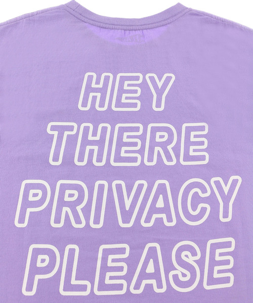 FLAG by ALEXIA STAM（フラッグバイアリシアスタン）の「PRIVACY Tee/プライバシーTシャツ（Tシャツ/カットソー・レディース・ホワイト/パープル/ピンク・FREE）」の16枚目の写真