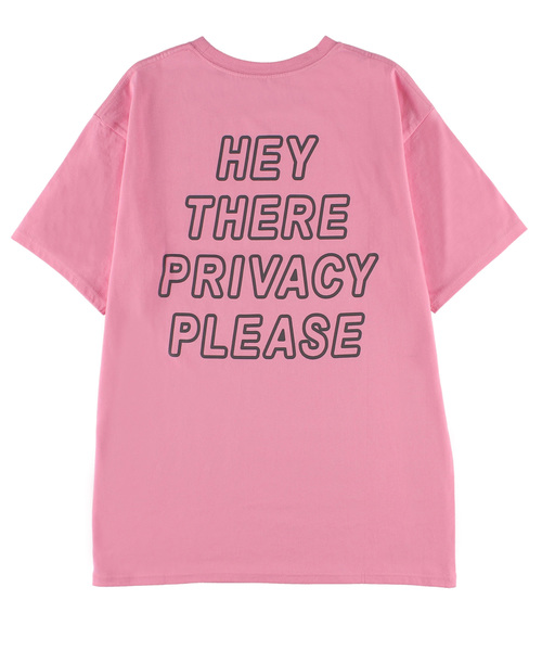 FLAG by ALEXIA STAM（フラッグバイアリシアスタン）の「PRIVACY Tee/プライバシーTシャツ（Tシャツ/カットソー・レディース・ホワイト/パープル/ピンク・FREE）」の8枚目の写真