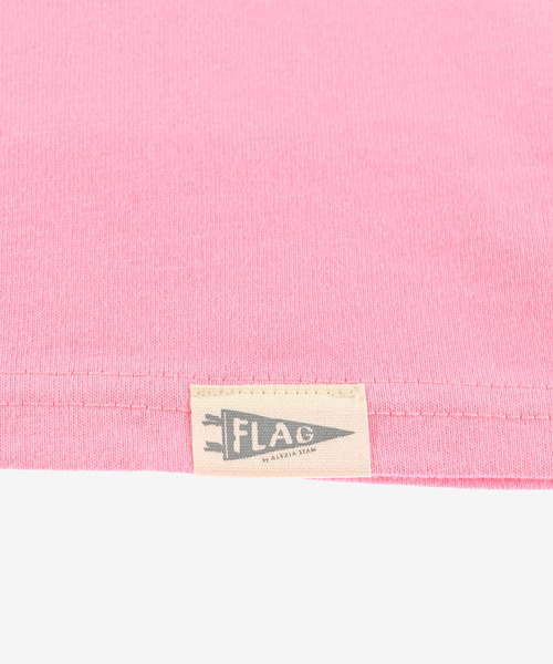 FLAG by ALEXIA STAM（フラッグバイアリシアスタン）の「PRIVACY Tee/プライバシーTシャツ（Tシャツ/カットソー・レディース・ホワイト/パープル/ピンク・FREE）」の12枚目の写真