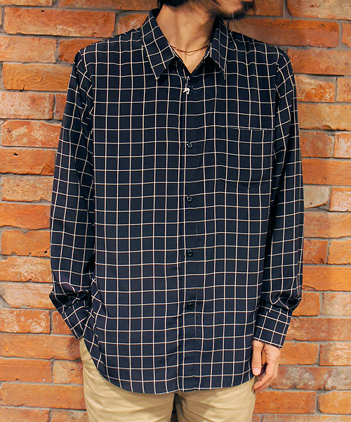 CIAOPANIC（チャオパニック）の「【TOOL FOR Ciaopanic】総柄プリントLSシャツ（シャツ/ブラウス・メンズ・グレー/ネイビー/チャコールグレー・MEDIUM/LARGE）」の2枚目の写真