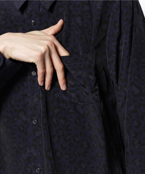 CIAOPANIC（チャオパニック）の「【TOOL FOR Ciaopanic】総柄プリントLSシャツ（シャツ/ブラウス・メンズ・グレー/ネイビー/チャコールグレー・MEDIUM/LARGE）」の6枚目の写真