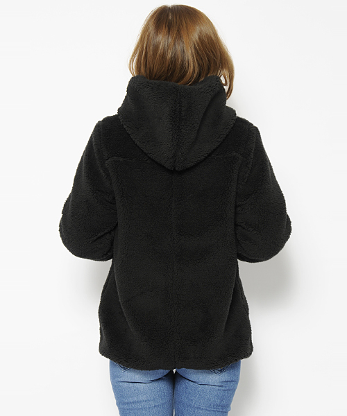 X-girl(エックスガール)の「FLUFFY HOODIE 2014(ブルゾン・レディース・ホワイト/マルチ/ブラック/レッド/ネイビー・1/2)」の19枚目の写真