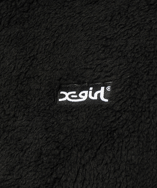 X-girl(エックスガール)の「FLUFFY HOODIE 2014(ブルゾン・レディース・ホワイト/マルチ/ブラック/レッド/ネイビー・1/2)」の21枚目の写真