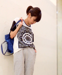 AGOSTO | バンダナプリントBIG　Tシャツ(Tシャツ/カットソー)