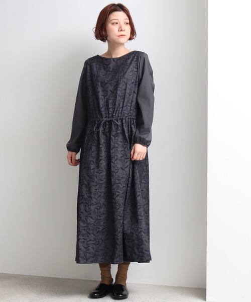 つるくさ刺繍 De ワンピース Early Autumn ワンピース Bulle Bulle De ワンピース Savon ビュルデサボン のファッション つるくさ刺繍 De ワンピース Early Autumn ワンピース Bulle Bulle De ワンピース Savon ビュルデサボン のファッション