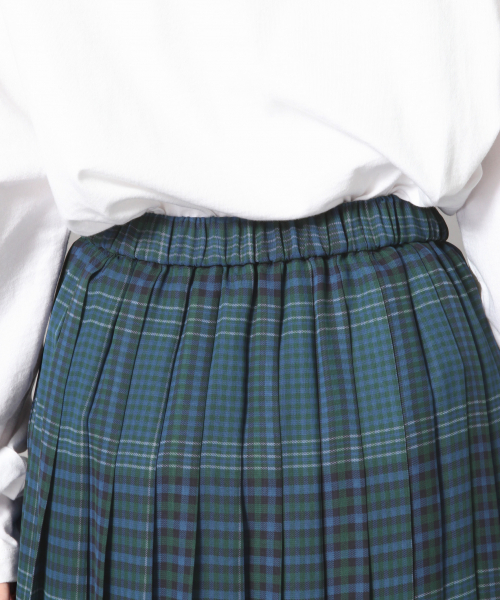 LOWRYS FARM（ローリーズファーム）の「チェックプリーツスカート　853138（スカート・レディース・ブラウン/ブルー・FREE）」の9枚目の写真