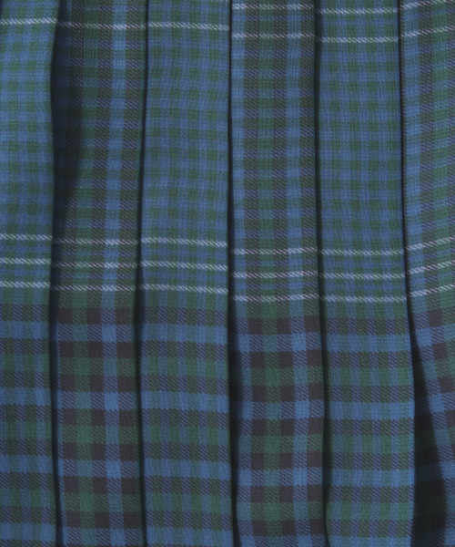 LOWRYS FARM（ローリーズファーム）の「チェックプリーツスカート　853138（スカート・レディース・ブラウン/ブルー・FREE）」の4枚目の写真