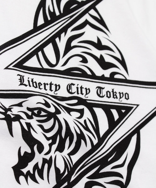LIBERTY CITY（リバティシティ）の「【LIBERTY CITY/リバティーシティ】 [TIGER & STAR] ロンT（Tシャツ/カットソー・メンズ・ホワイト/ブラック・2/4/3）」の19枚目の写真