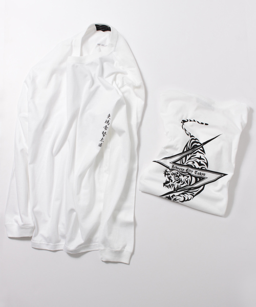 LIBERTY CITY（リバティシティ）の「【LIBERTY CITY/リバティーシティ】 [TIGER & STAR] ロンT（Tシャツ/カットソー・メンズ・ホワイト/ブラック・2/4/3）」の10枚目の写真