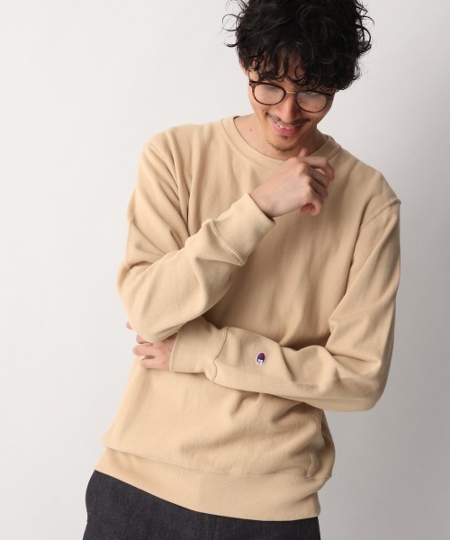 Champion(チャンピオン)の「【Champion】REVERSE WEAVEスウェット/835699(スウェット・メンズ・ネイビー/グリーン/ホワイト/ベージュ・X-LARGE/MEDIUM/LARGE)」の3枚目の写真