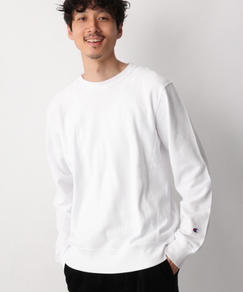 Champion(チャンピオン)の「【Champion】REVERSE WEAVEスウェット/835699(スウェット・メンズ・ネイビー/グリーン/ホワイト/ベージュ・X-LARGE/MEDIUM/LARGE)」の2枚目の写真