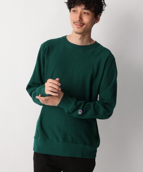Champion(チャンピオン)の「【Champion】REVERSE WEAVEスウェット/835699(スウェット・メンズ・ネイビー/グリーン/ホワイト/ベージュ・X-LARGE/MEDIUM/LARGE)」の1枚目の写真