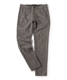 SC: ウール ヘリンボーン ツイル テーパード チノパンツ