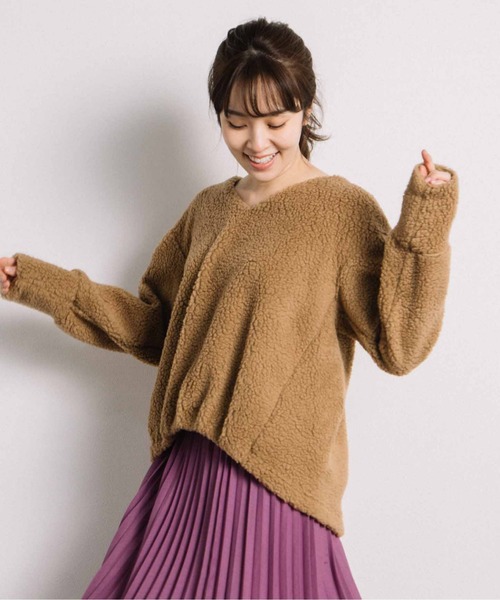 miniyu(ミニュウ)の「agp/ソフトボアPO(ag)(Tシャツ/カットソー・レディース・A/B/C・2)」の1枚目の写真