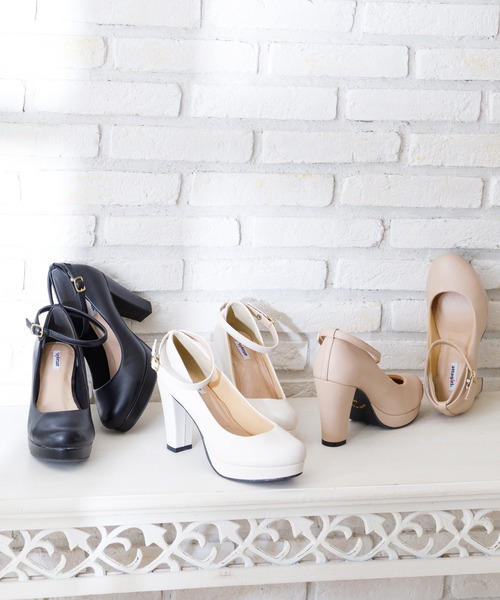 attagirl(アタガール)の「アンクルストラップパンプス(パンプス・レディース・ホワイト/ブラック/ホワイト系その他/ブラック系その他/ブラック系その他2/ベージュ/アイボリー/シルバー系その他3/ブラック系その他3・LL/M/L/S)」の17枚目の写真