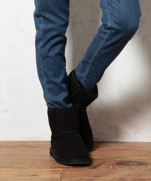 Boisson Chocolat（ボワソンショコラ）の「ボワソンショコラ　エミュ/EMU STINGER MINI（ブーツ・レディース・ブラック/ダークグレー/ネイビー/ブラウン・23cm/22cm/25cm/24cm）」の9枚目の写真