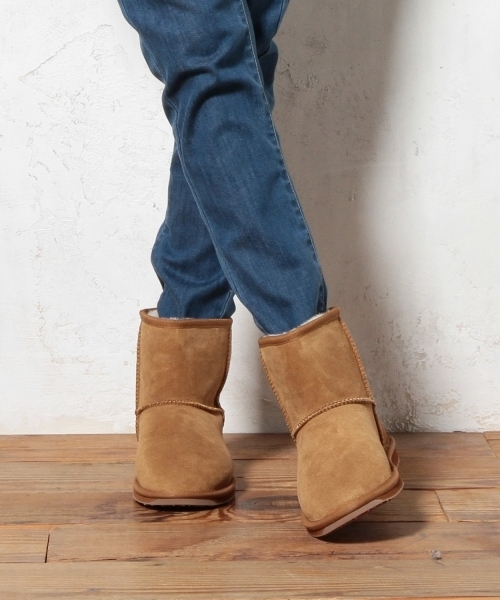 Boisson Chocolat（ボワソンショコラ）の「ボワソンショコラ　エミュ/EMU STINGER MINI（ブーツ・レディース・ブラック/ダークグレー/ネイビー/ブラウン・23cm/22cm/25cm/24cm）」の11枚目の写真