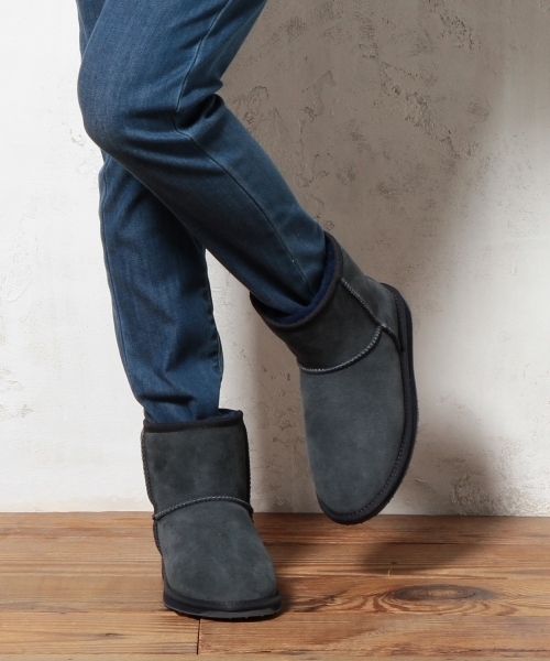 Boisson Chocolat（ボワソンショコラ）の「ボワソンショコラ　エミュ/EMU STINGER MINI（ブーツ・レディース・ブラック/ダークグレー/ネイビー/ブラウン・23cm/22cm/25cm/24cm）」の12枚目の写真