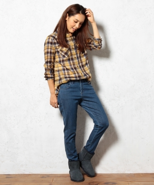 Boisson Chocolat（ボワソンショコラ）の「ボワソンショコラ　エミュ/EMU STINGER MINI（ブーツ・レディース・ブラック/ダークグレー/ネイビー/ブラウン・23cm/22cm/25cm/24cm）」の6枚目の写真