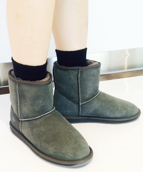 Boisson Chocolat（ボワソンショコラ）の「ボワソンショコラ　エミュ/EMU STINGER MINI（ブーツ・レディース・ブラック/ダークグレー/ネイビー/ブラウン・23cm/22cm/25cm/24cm）」の18枚目の写真