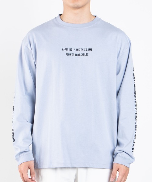 WEGO（ウィゴー）の「WEGO/シンプルスリーブロゴロンT（Tシャツ/カットソー・メンズ・ホワイト/ブラック/サックスブルー/ピンク/イエロー系その他・SMALL/MEDIUM/LARGE）」の10枚目の写真