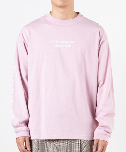 WEGO（ウィゴー）の「WEGO/シンプルスリーブロゴロンT（Tシャツ/カットソー・メンズ・ホワイト/ブラック/サックスブルー/ピンク/イエロー系その他・SMALL/MEDIUM/LARGE）」の15枚目の写真