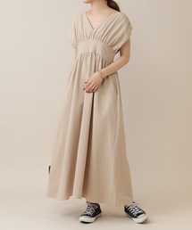 mline | [mline]ギャザーフレンチワンピース(ワンピース)