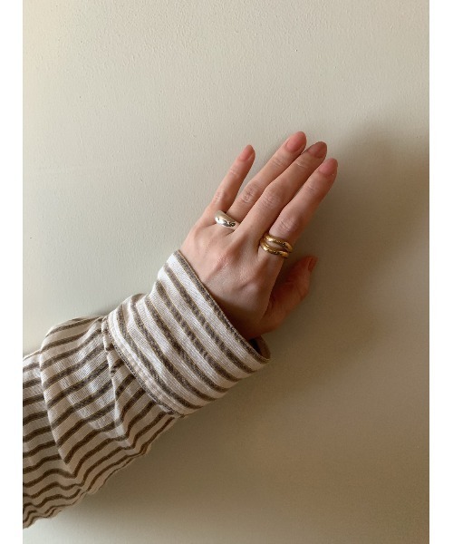 mou（モウ）の「S925 Simple hoop ring（リング・レディース・シルバー・FREE）」の11枚目の写真